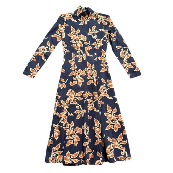 Tanya Taylor Floral Thea Dress in Blue, Size S - Picture 4 of 7